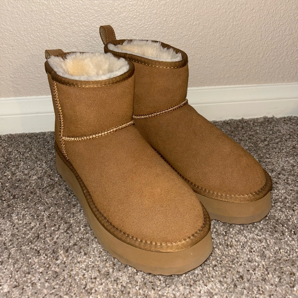 Cozy Tan Ankle Boots